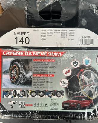 Catene da neve 9 mm Gruppo 140 – NUOVE mai usate