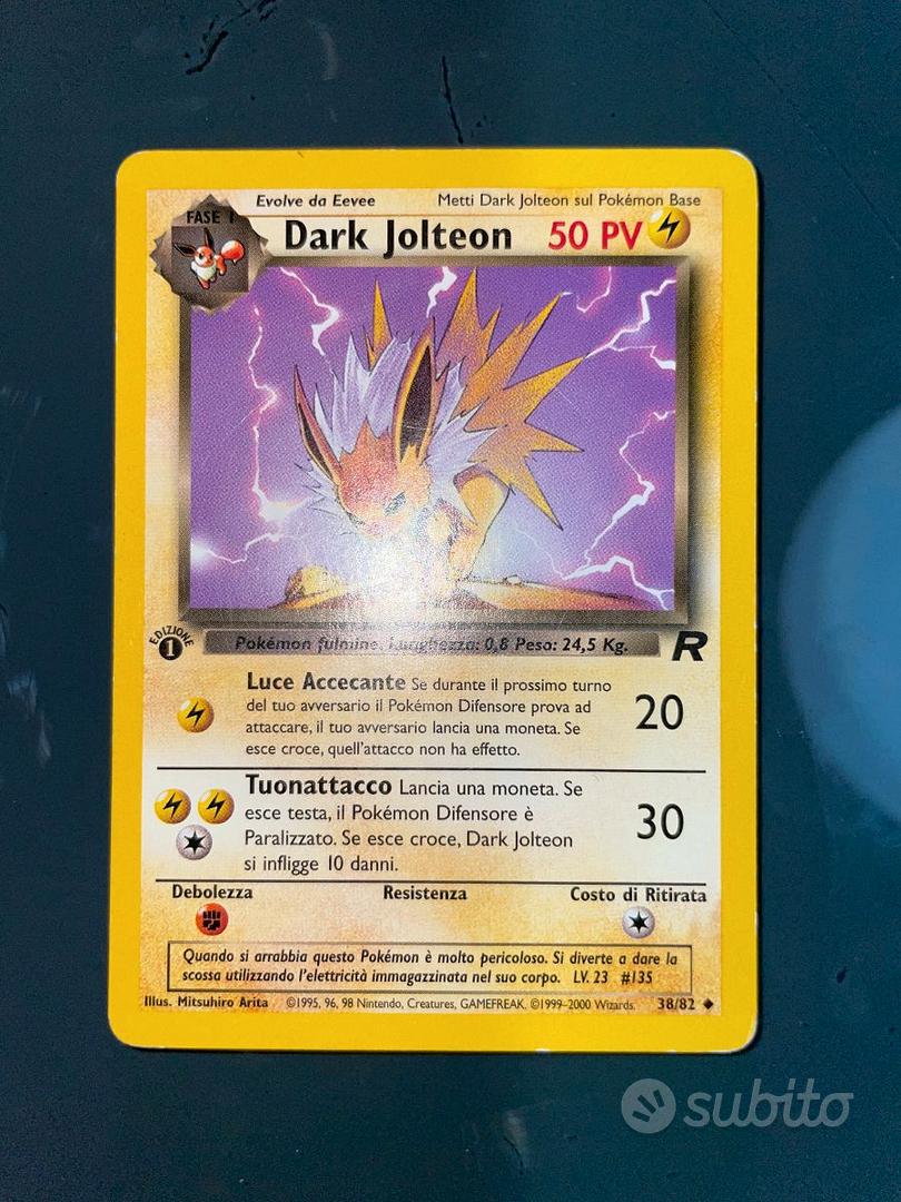Dark Jolteon 38/82 Team Rocket Prima Edizione ITA - Collezionismo In  vendita a Gorizia