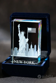 Statuetta in cristallo 3D "New York City"