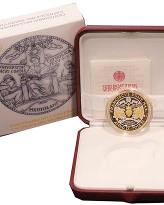 Papa Francesco - 10 Euro Argento Oro 2021 Vaticano