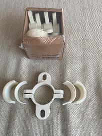 Ikea Stolmen - 2 coppie aggancio doppio