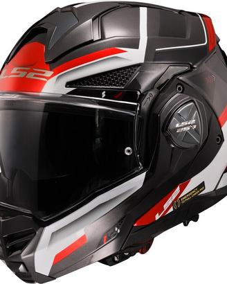 LS2 FF901 Advant X Spectrum Gloss Black White Red 
