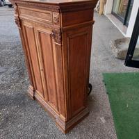 DISPENSA LIBRERIA CREDENZA IN NOCE