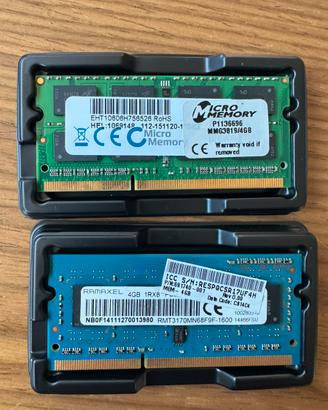 2X4Gb DDR3L PC3-1200 SODIMM