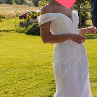 Abito da sposa a sirena – Taglia 34/36/38