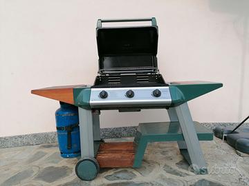 Barbecue Dutback a gas con pietre laviche compl.