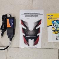 Ducati hypermotard  cavo obd e  adesivo  serbatoio
