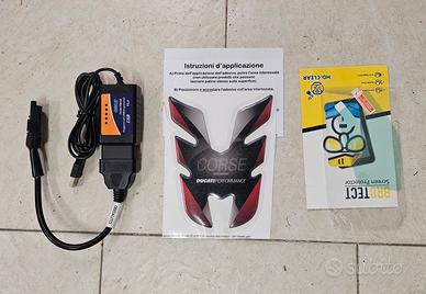 Ducati hypermotard  cavo obd e  adesivo  serbatoio