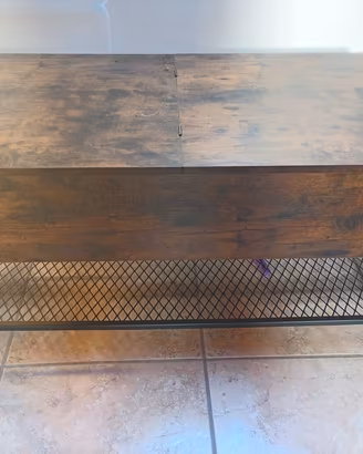 Tavolino salotto stile industriale 