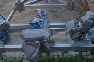 Carrello alaggio inox