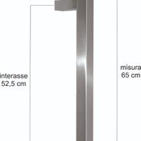 Maniglione corrimano acciaio inox 650mm