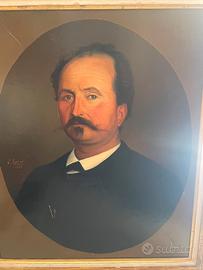 Ritratto olio su tela