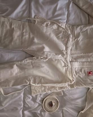 kimono di judo bambini con cintura bianca inclusa 
