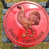 INSEGNA PUBLICITARIA DI LEGNO 