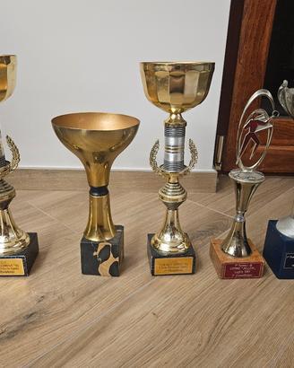 5 coppe trofei vintage
