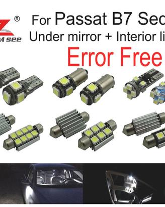 KIT 18 LAMPADINE LED INTERNE PASSAT B7 SEDAN 2012-