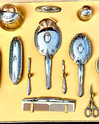 Set Art Deco anni 30 in argento