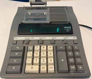 CALCOLATRICE DA TAVOLO OLIVETTI LOGOS 381.