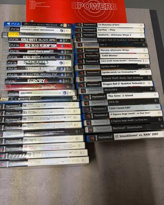 Lotto Videogiochi PS2/PS3/PS4