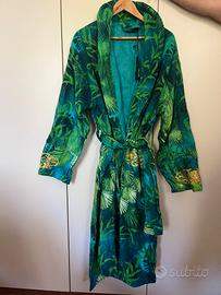 Accappotoio Versace verde Jennifer Lopez