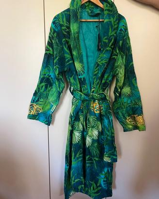 Accappotoio Versace verde Jennifer Lopez