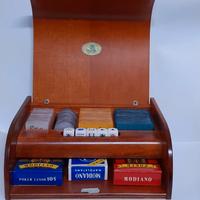 Modiano Cofanetto Poker Tinto Ciliegio Nuovo