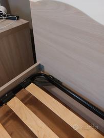 letto singolo e materasso perdormire 