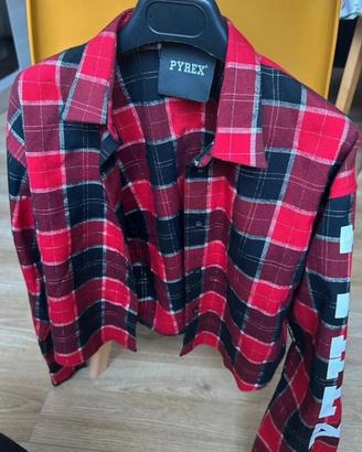Camicia Cropped a quadri Pyrex/ Flannel Shirt