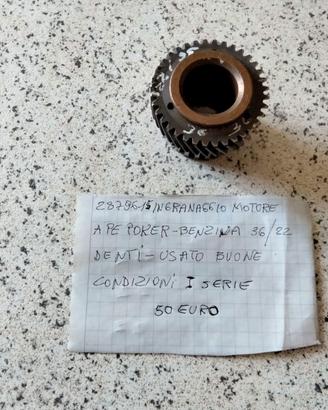 Ingranaggio motore Ape poker benzina 36/22 denti
