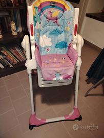 2 seggioloni chicco polly easy unicorn e polly mag