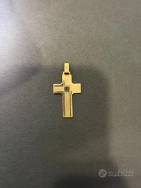 Ciondolo crocifisso oro 18kt