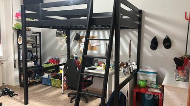 Letto soppalco 1 piazza e mezza