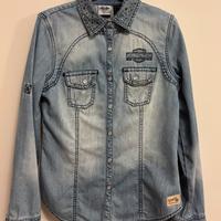 Nuova. Camicia jeans Harley Davidson taglia S