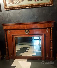 Antica caminiera Impero dell'800 