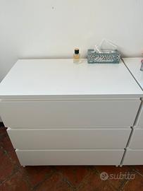 Cassettiera Ikea bianca