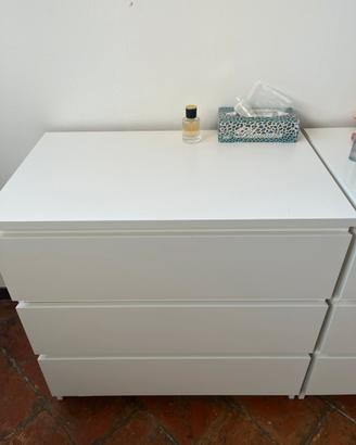 Cassettiera Ikea bianca