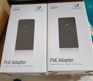 Coppia di adattatori POE Ubiquiti 24V 0.5 A 12W-G