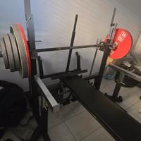 rack Powerlifting regolamentare più dischi 