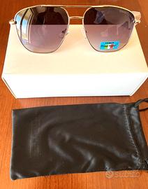 OCCHIALI DA SOLE GIANNI VENEZIA BLUE GOLD Nuovi