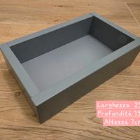 Porta oggetti bagno n.2 pezzi