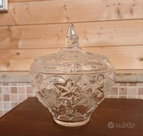 Piccolo Contenitore in cristallo vintage 