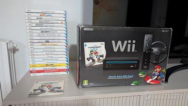 Nintendo Wii Nera/black  + 24 Giochi Wii