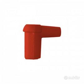 Attacco candela speciale in silicone rosso per mot
