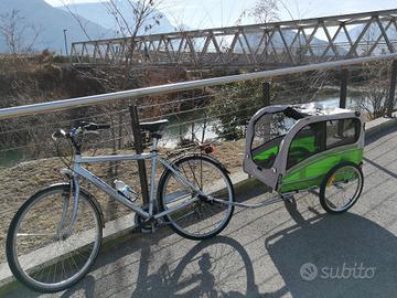 rimorchio bicicletta
