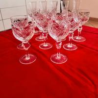 set bicchieri cristallo bohemia