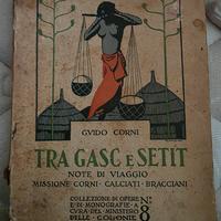libro antico Tra Gasc e Setit di Guido Corni 