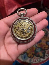 Orologio da tasca scheletrato vintage –