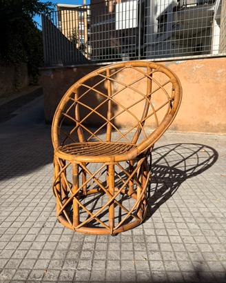 Salotto vimini originale anni ‘60/‘70