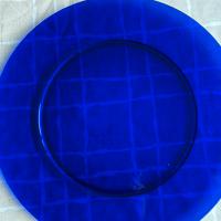 Sottopiatti in vetro blu n. 11