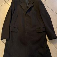 Cappotto di lana Fay grigio antracite